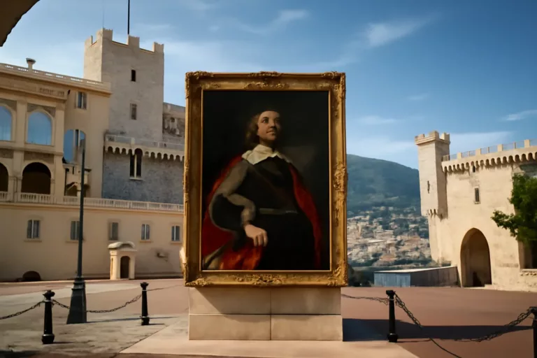 Portrait d’Honoré II Monaco dans le Palais princier au XVIIe siècle
