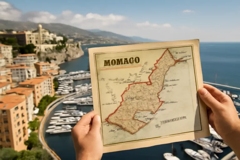 Carte historique illustrant la souveraineté de Monaco histoire et l’évolution de ses frontières