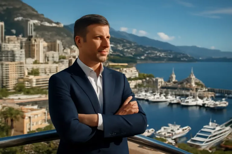 Monte-Carlo skyline illustrating Monaco economic development through tourism, gaming and luxury hospitality